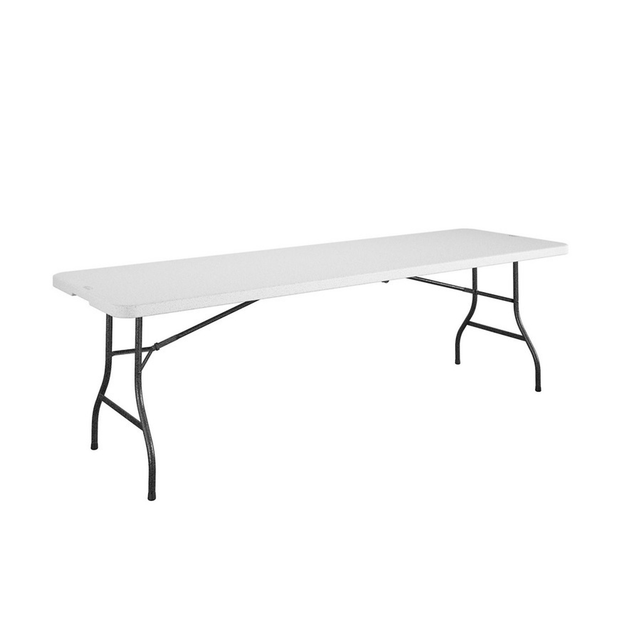 Cosco, 8ft. (96in.) Resin Straight Table, White, Height 29.25 in, Model# 14188WSP1E